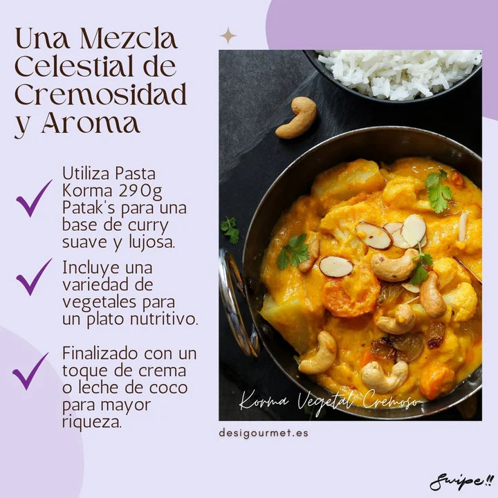 Korma Curry Paste | Korma Paste 290g Patak's