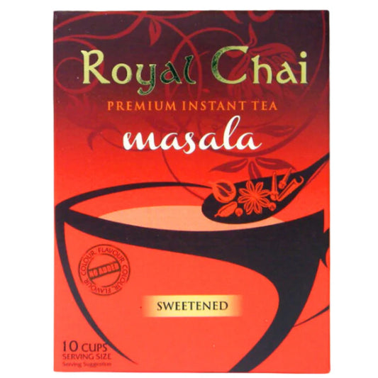 Instant spicy tea "Masala Chai" | Instant Tea Masala Chai Sweetened Chai 10sachet*180g Royal