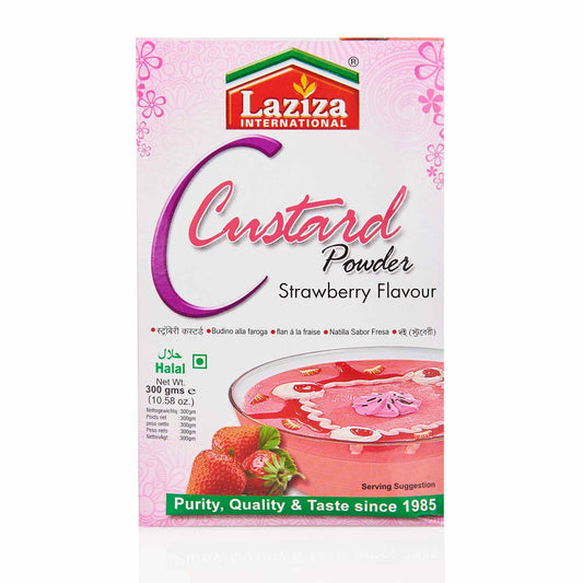Custard powder-Strawberry, Laziza/Ahmed/Shan, 300g