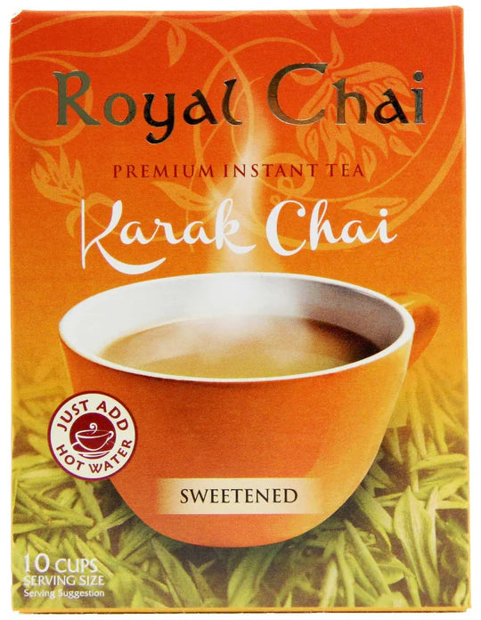 Instant tea "Karak Chai" | Instant Tea Karak Unsweetened Chai 10sachet*180g Royal